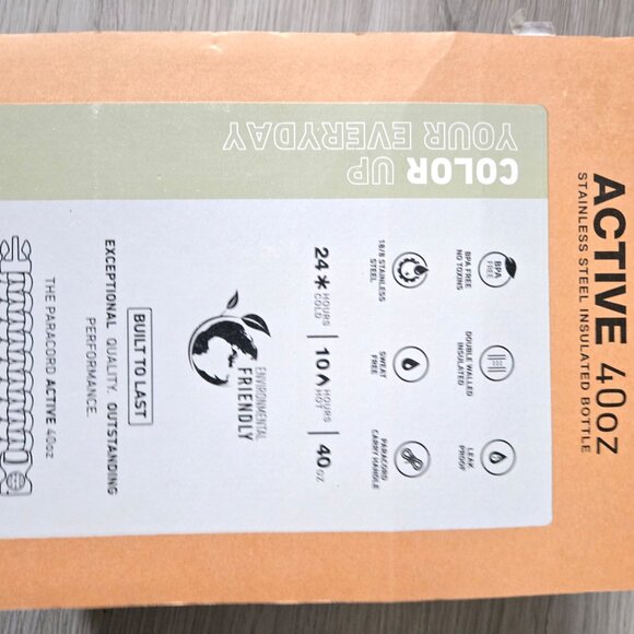 HYDRAPEAK ACTIVE 40oz Stainless Steel Insulated Bottle set - Picture 7 of 7